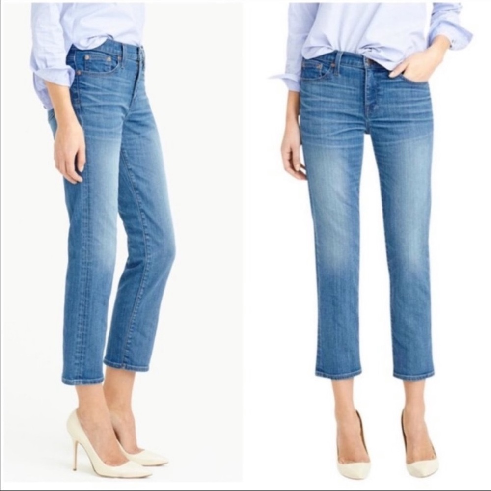 NWT J. Crew Cropped Straight Jeans